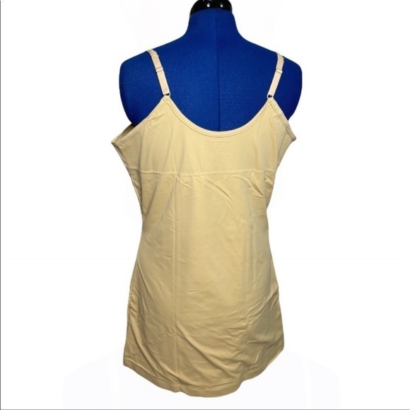 New Comfort Choice 1X/22/24 nude stretch adjustable strap shapewear dress - Picture 3 of 10